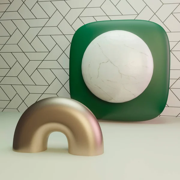 3D figürler, dokular ve ışıltı