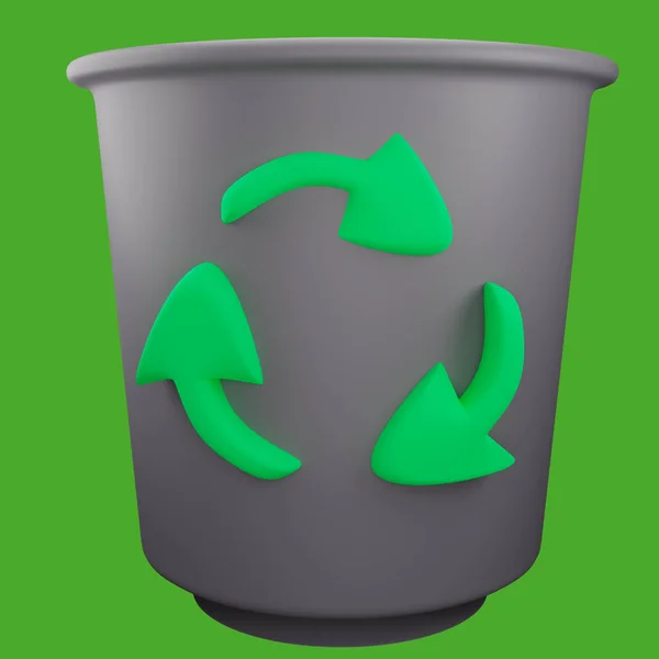 Modeling Recycle Arrows Colors — Stock Photo, Image