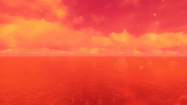 Sahilde yaz ya da sonbahar büyülü ışıklarıyla