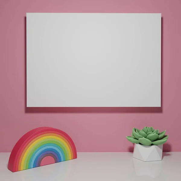 Duvara resim çizen çocuklar.