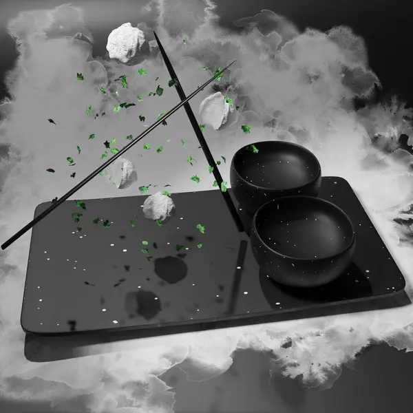 Suşi için seramik modelleme.