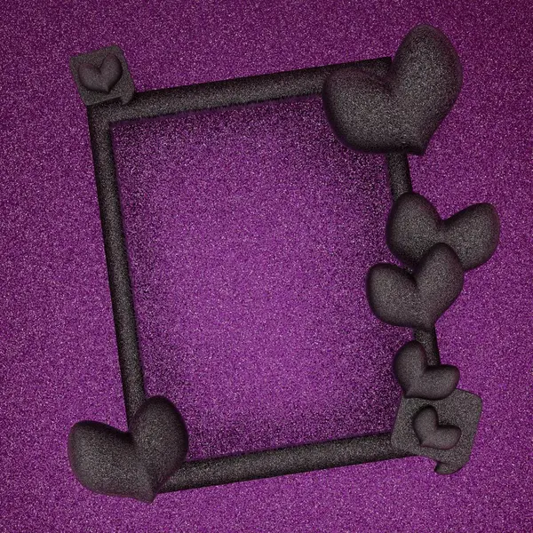 발렌타인 3D에 게시물에 심장의 상자에 로열티 프리 스톡 이미지