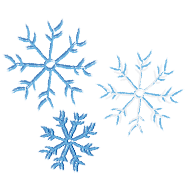 Kar Tanesi simgesini siyah arkaplanda ayarla