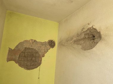 Bucha Kiev region Ukraine damage to equipment buildings as a result of Russia's aggression in Ukraine in the spring of 2022 war and destruction