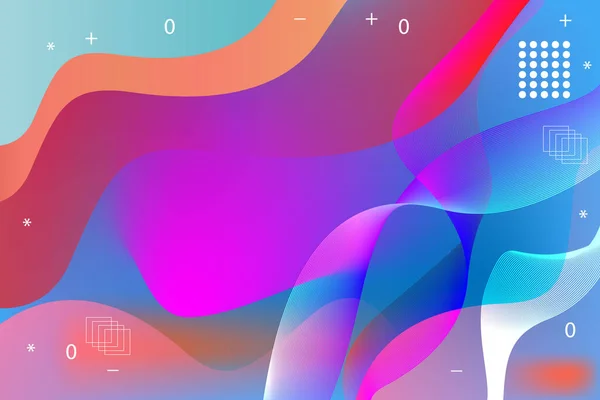 Abstract Background Design, colorful background with waves