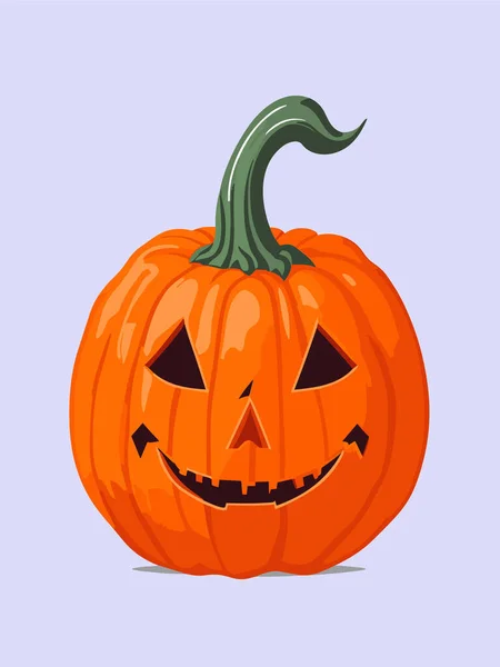 Halloween Pumpkin Element Vector Isolated Illustration Autumn Pumpkin Icons Monsters — Stock Vector