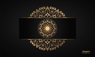 Creative luxury decorative mandala background Gold and ornament Pattern Background Elegant background with gold luxury floral pattern texture and traditional Arabian mandala concept