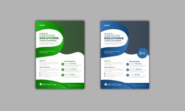 vector Business corporate flyer design 