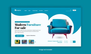Mobilya İndirme Sayfası Tasarım ve Mobilya Pazarlama Web Sitesi Sancak Tasarımı Şablonu