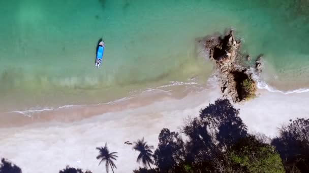 Disparos Con Drones Isla Tortuga Costa Rica Imágenes Alta Calidad — Vídeos de Stock