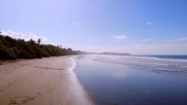 哥斯达黎加瓜纳卡斯特Playa Hermosa的空中景观 高质量的4K镜头 — 图库视频影像