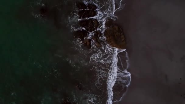 Dalgalar Montezuma Puntarenas Eyaleti Kosta Rika Yüksek Kaliteli Fullhd Görüntüler — Stok video