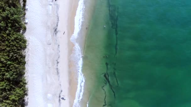 Nha Trang Vietnam Drohnen Fliegen Über Strand Und Meer Hochwertiges — Stockvideo