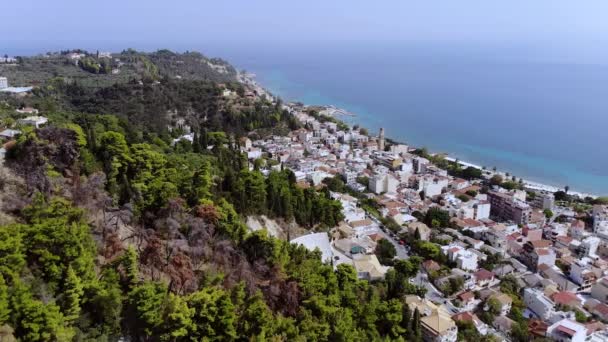 Zakynthos Panoramic Viewpoint Bohali High Quality Footage — Stock Video