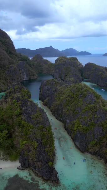 Grand Lagon Nido Palawan Philippines Drone — Video