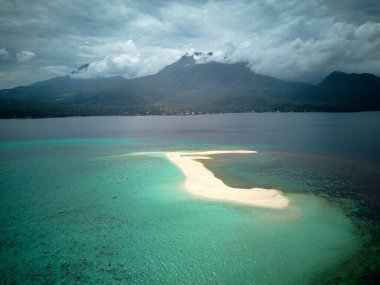 White island . Camiguin Philippines .High quality photo clipart