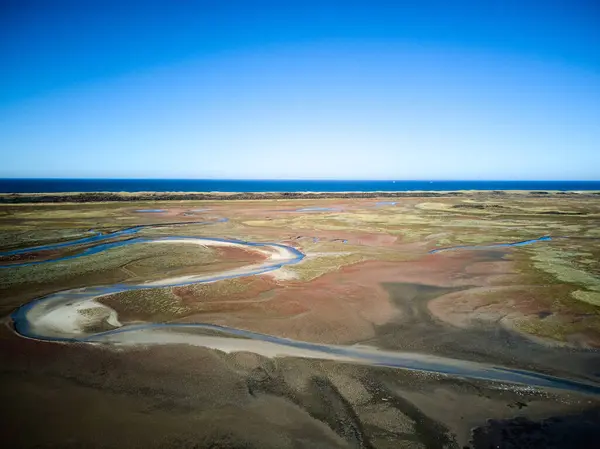  Texel Netherland 'de. Drone. Yüksek kalite fotoğraf