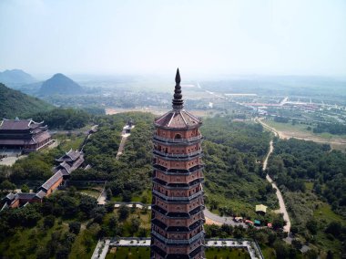 Bai Dinh Pagoda Vietnam. Drone. High quality photo clipart