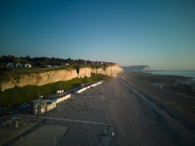 Crige de Criel Normandy Fransa 'da. Drone. Yüksek kalite fotoğraf