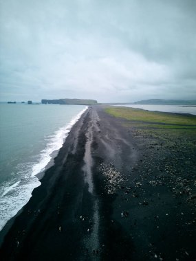  Vik Black Beach İzlanda İHA 'sı