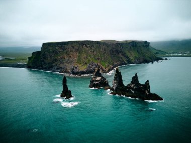  Vik Black Beach İzlanda İHA 'sı
