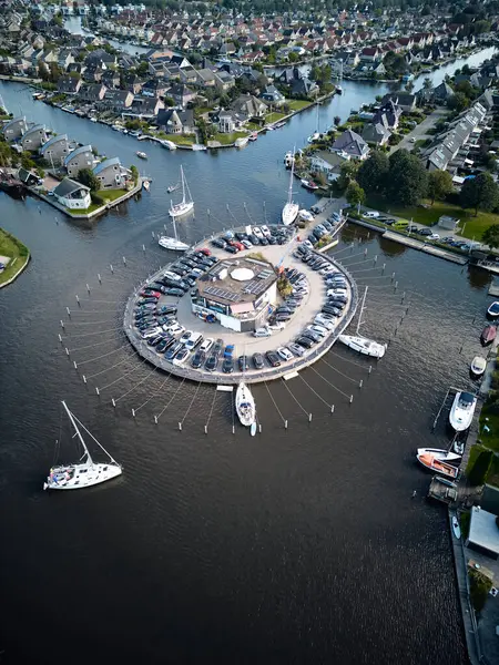 Lemmer Netherland insansız hava aracı. Yüksek kalite fotoğraf