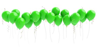 colored balloons for party
