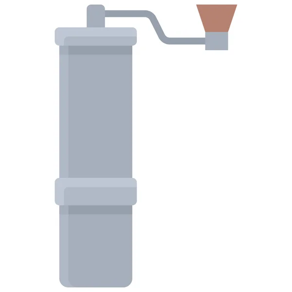 Koffiemolen Icoon Koffie Winkel Gerelateerde Vector Illustratie — Stockvector