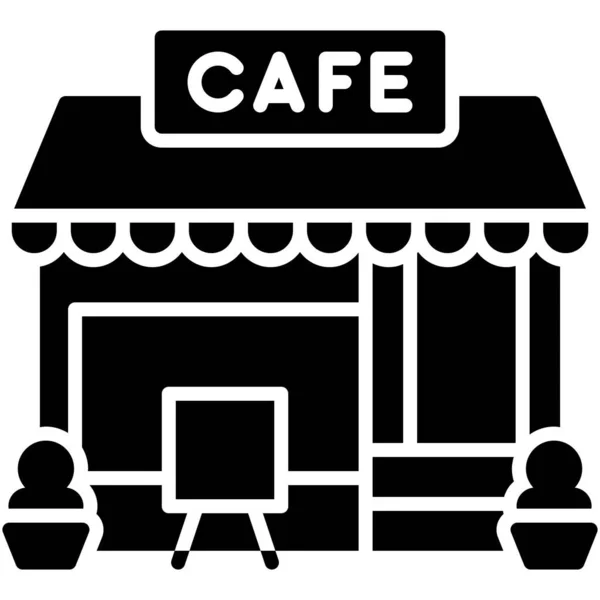 Cafetería Cafetería Icono Vectores Café — Vector de stock