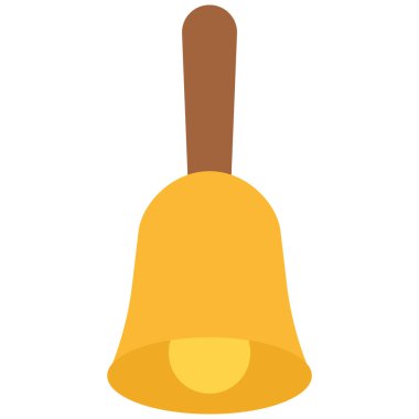 Noel çanı simgesi, Noel karalama tarzı vektör illüstrasyonu