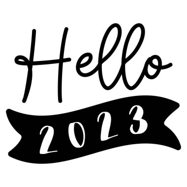 Tipografi, poster olarak kullanılacak siyah harfli el yazısı metni ve yeni yılda manşet pankartı olarak çalışır