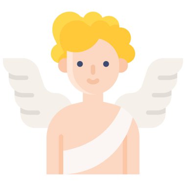 Cupid icon, Valentines day related vector illustration