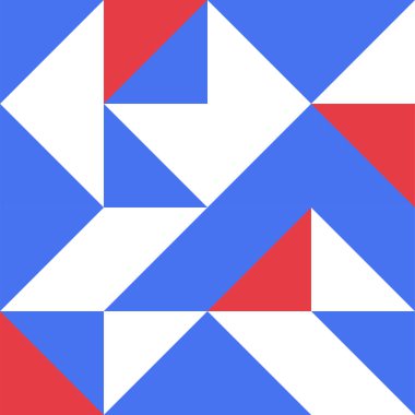 Arka plan, poster, arkaplan, Bauhaus veya İskandinav tarzında pankart kapağı olarak kullanmak için modern soyut geometrik dikişsiz desen