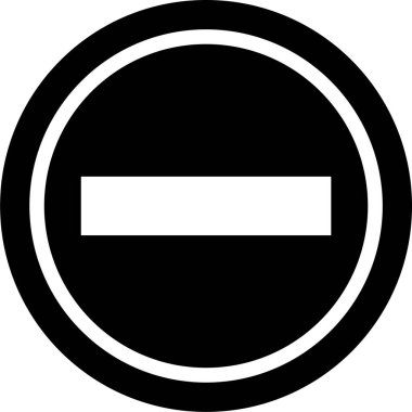 Giriş işareti simgesi yok, trafik işareti illüstrasyonuName