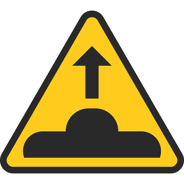 Symbol Für Geschwindigkeitsbegrenzung Verkehrszeichenbezogene Vektorillustration — Stockvektor