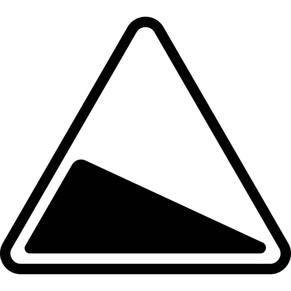 Значок Пагорба Знак Руху Пов Язаний Векторні Ілюстрації — стоковий вектор