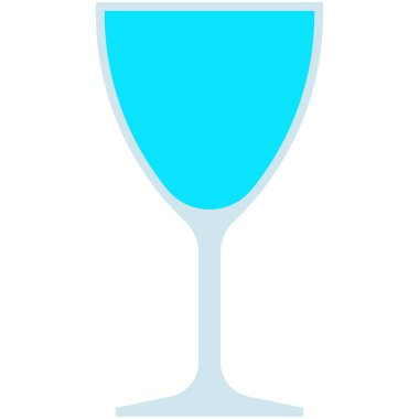 Nick ve Nora cam ikonu, kokteyl camı ile ilgili vektör illüstrasyonu