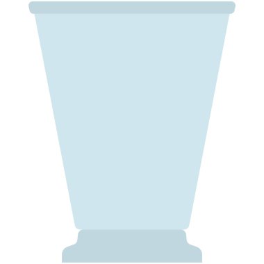 Julep Kupası simgesi, kokteyl camı ile ilgili vektör illüstrasyonu