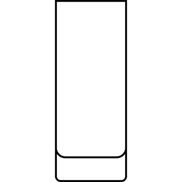Icona Vetro Collins Illustrazione Vettoriale Correlata Nome Del Bicchiere Cocktail — Vettoriale Stock