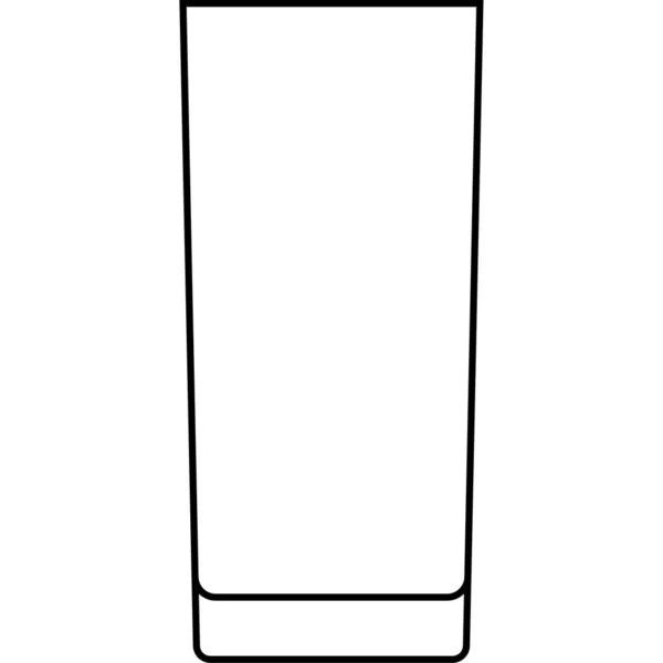 Zombie Skleněná Ikona Vektorová Ilustrace Související Názvem Koktejlového Skla — Stockový vektor