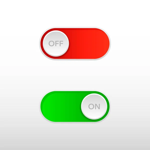 Botón Interruptor Activar Apagar Ilustración Vector Potencia Vector De Stock