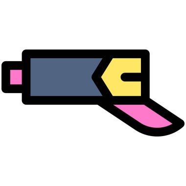 Spor vizör simgesi, Maraton bağlantılı vektör illüstrasyonu