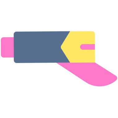 Spor vizör simgesi, Maraton bağlantılı vektör illüstrasyonu