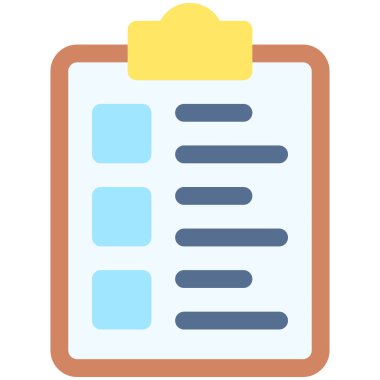 Liste simgesi, Maratona bağlı vektör illüstrasyonu