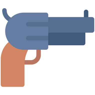 Tabanca simgesi başlatılıyor, Maratona bağlı vektör illüstrasyonu