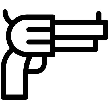 Tabanca simgesi başlatılıyor, Maratona bağlı vektör illüstrasyonu