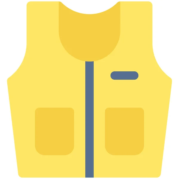 Jacket Icon Marathon Related Vector Illustration — Stock Vector