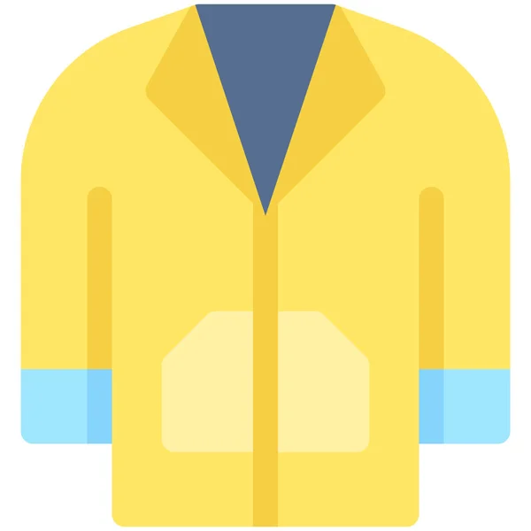Kabát Ikon Maraton Kapcsolódó Vektor Illusztráció — Stock Vector