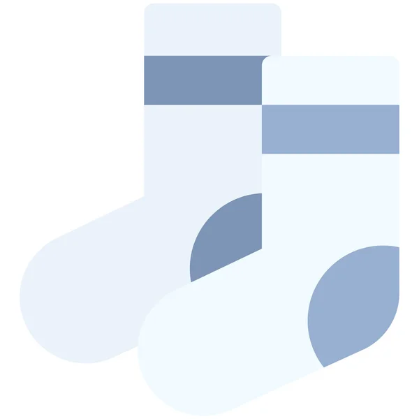 Ikona Ponožky Vektorová Ilustrace Související Maratonem — Stockový vektor