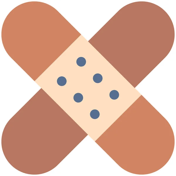 Bandage Icoon Marathon Gerelateerde Vector Illustratie — Stockvector